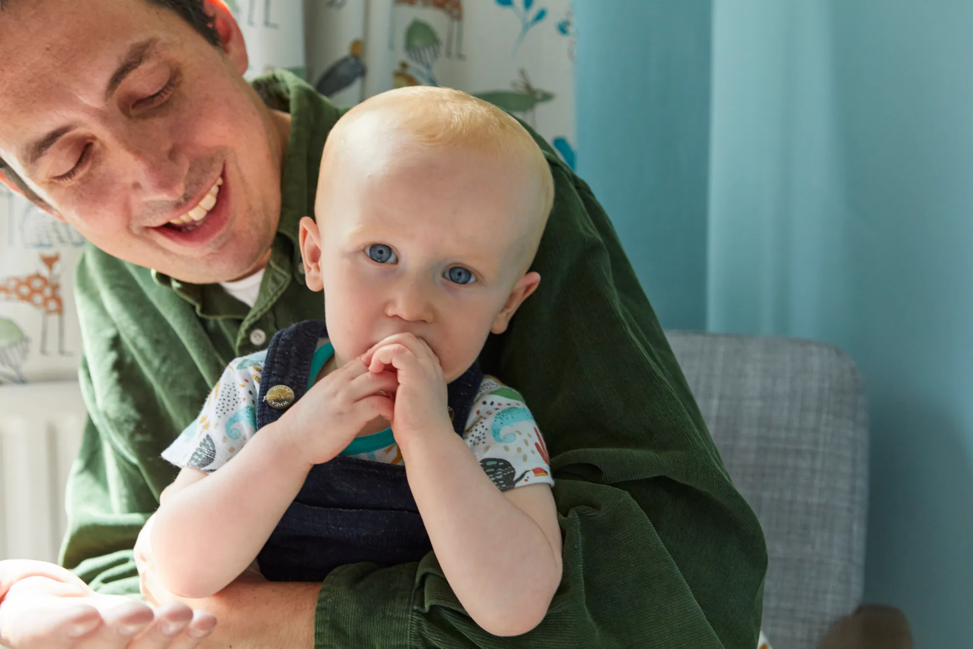 Person holding a baby